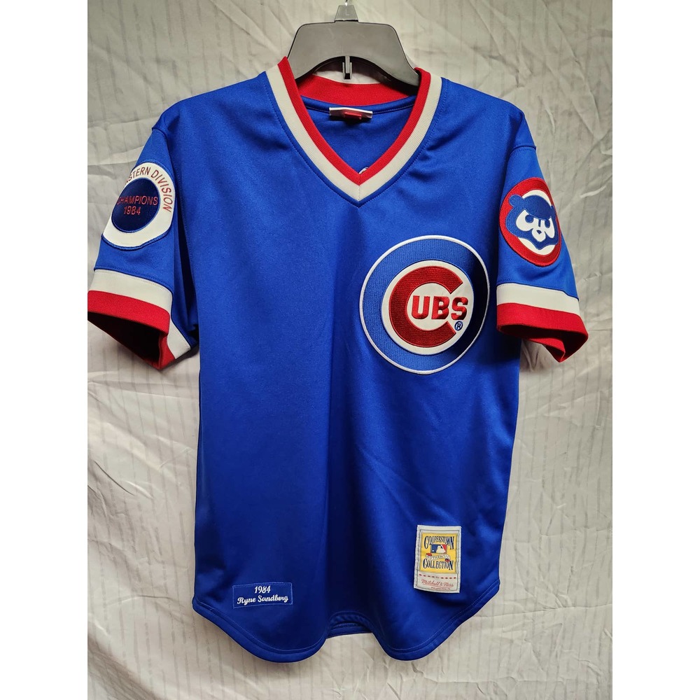 CUBS 1984 COOPERSTOWN COLLECTION BY MITCHELL NESS NOSTLGIA CO. - MED - FREE SHIP